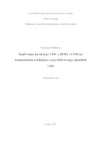 Ispitivanje korelacije TOC s BOD5 i COD na komunalnim uređajima za pročišćavanje otpadnih voda