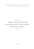 prikaz prve stranice dokumenta Primjena "narrow gap" elektroda za elektrokemijsku analizu u tekućim medijima niske električne vodljivosti