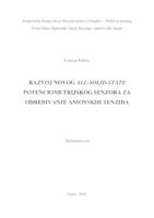 prikaz prve stranice dokumenta Razvoj novog all-solid-state potenciometrijskog senzora za određivanje anionskih tenzida