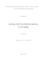 prikaz prve stranice dokumenta Kemija imunoloških reakcija na tumore